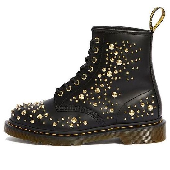 

Ботинки Dr. Martens 1460 Midas Gold Color 8 Martin boots Couple Style Black 25660001, черный