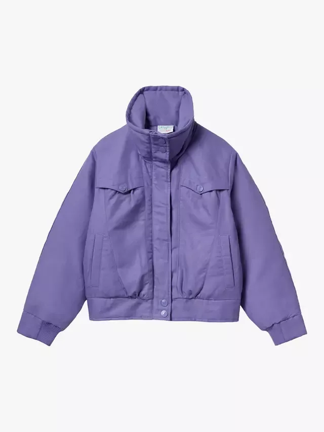 Детская спортивная куртка, фиолетовая Benetton