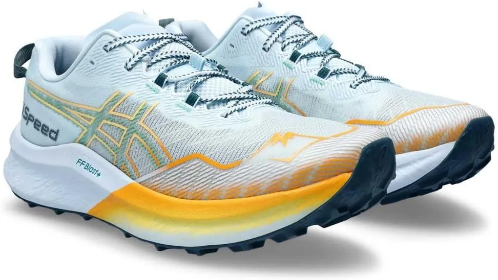 Кроссовки для трейлраннинга ASICS FUJISPEED 2 Carbon Man, оранжево-красные — фото 4
