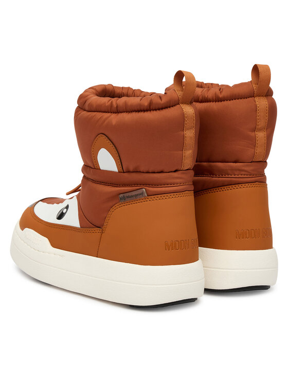 Сапоги для снега Mb Jr Park Tube Mid Animal Wp 80D3440100 D Moon Boot, коричневый — фото 3