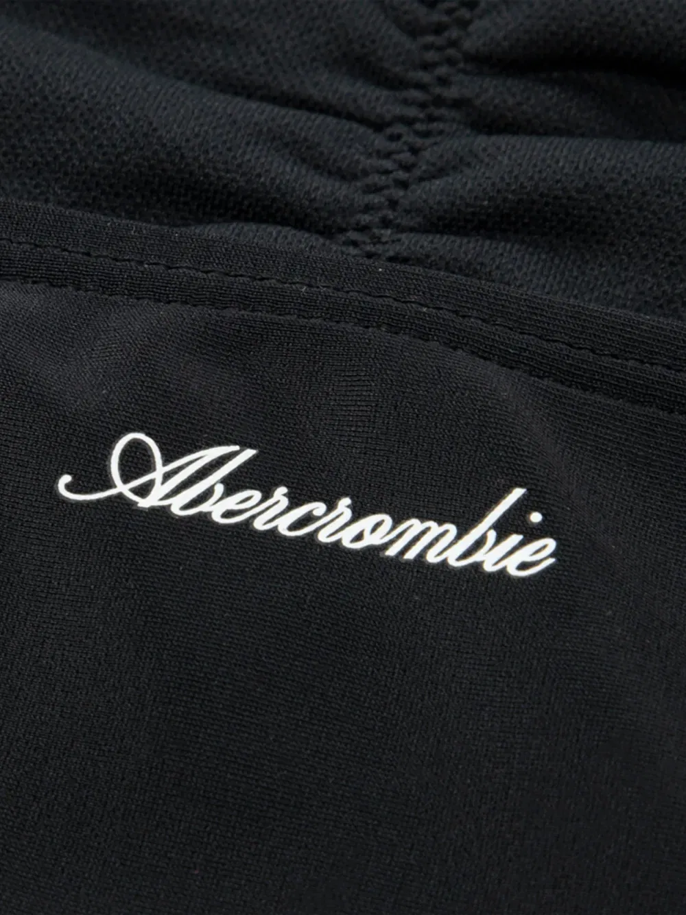Купальник с фестончатой отделкой Abercrombie Fitch Kids, черный — фото 4