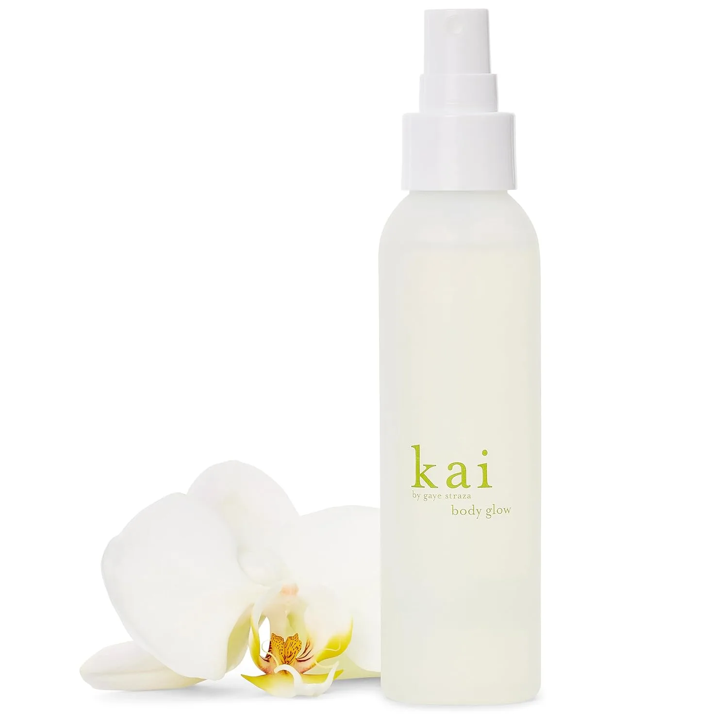 Kai Body Glow, 118 мл, сухое масло для тела с экстрактами жожоба, ромашки и огурца, увлажняет и придает сияние с чистым свежим ароматом, веган, cruelty free, сделано в сша, white