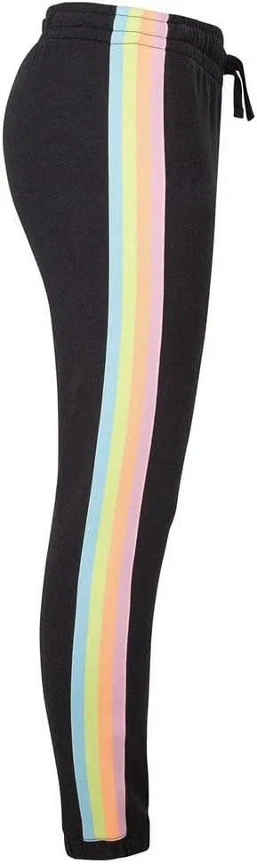 Детские спортивные брюки Hurley из мягкой вязки, Black/Rainbow — фото 4