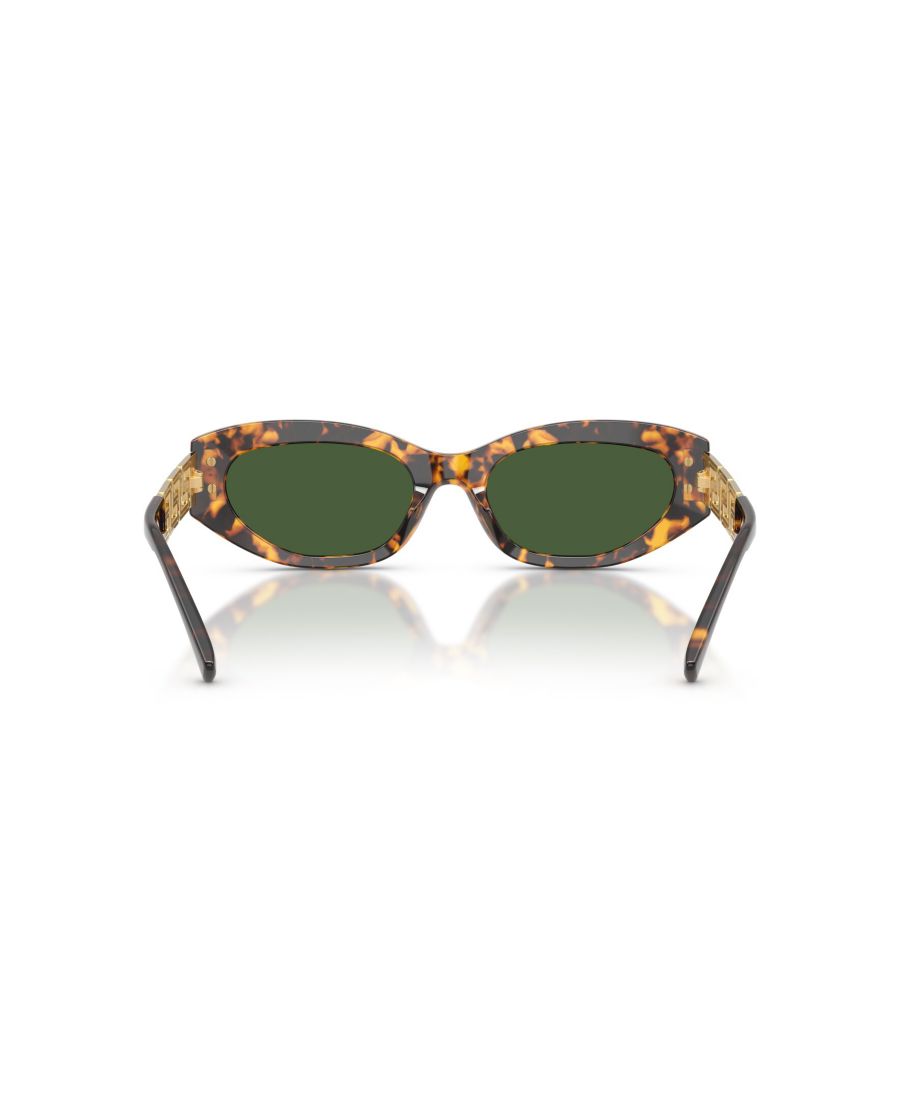 Женские солнцезащитные очки кошачий глаз, VE4501 Versace, Brown Tortoise — фото 4