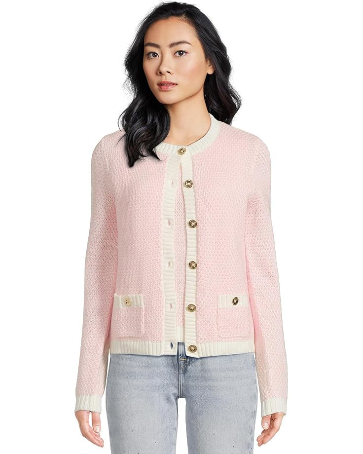 

Свитер Lilly Pulitzer Cavan Sweater Set, цвет Heathered Conch Shell Pink Coastal Check