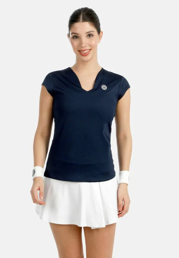 

Футболка с v-образным вырезом и принтом Bidi Badu, Navy, Синий, Футболка с v-образным вырезом и принтом Bidi Badu, Navy