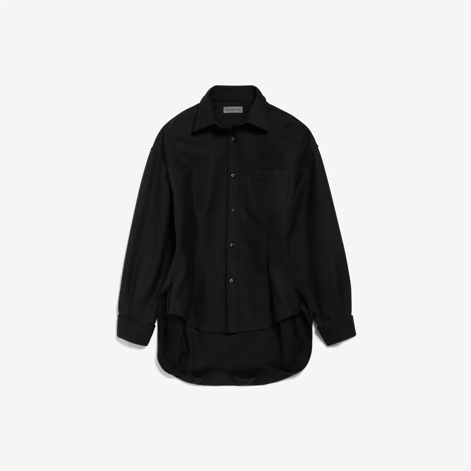Женская классическая рубашка в черном цвете BALENCIAGA