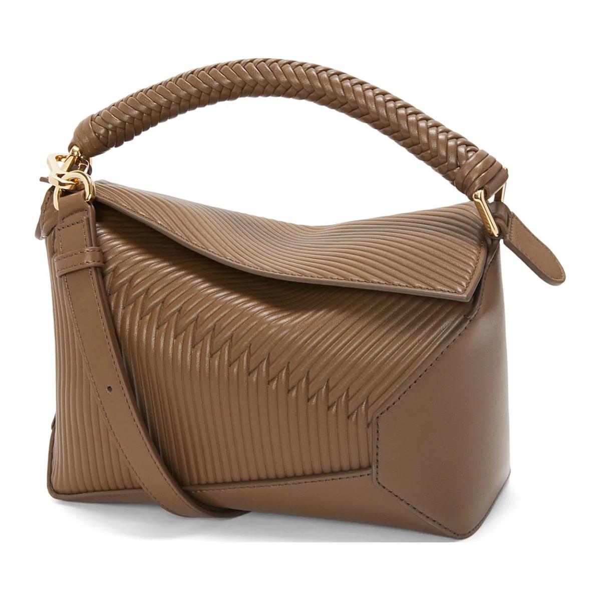 

LOEWE Сумка-кошелек "Puzzle" из коровьей кожи, сумка через плечо, женская сумка-труба, цвет "тундра-зеленый"