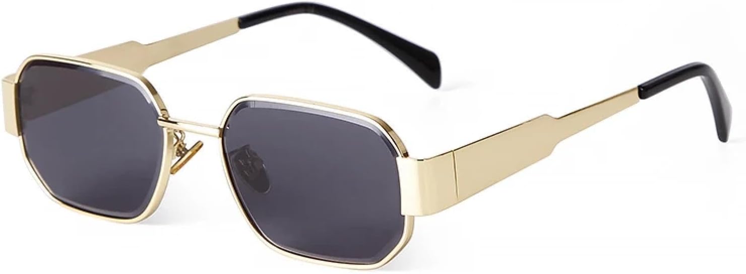 

Солнцезащитные очки с защитой от УФ-излучения UV400 | Золотистый металлик, панк, зеленые линзы | Для женщин и мужчин, для занятий спортом на открытом воздухе и вождения DSVIGF, 07