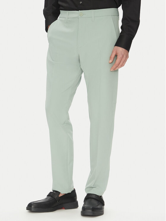 

Узкие брюки T_Commuter-Slim 50534303 Boss, зеленый