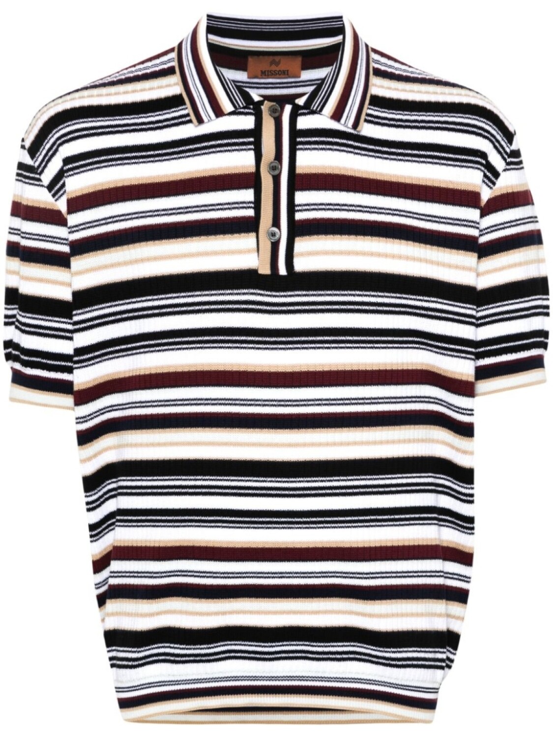 

Missoni трикотажная футболка в полоску, белый