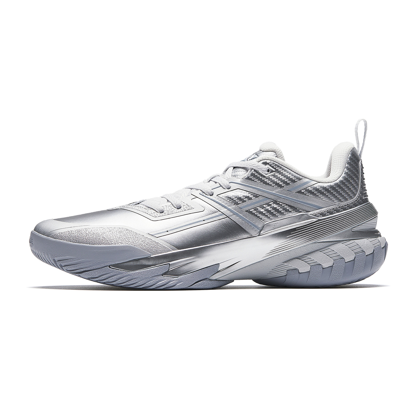 Мужские баскетбольные кроссовки Silver ANTA, серебряный-5