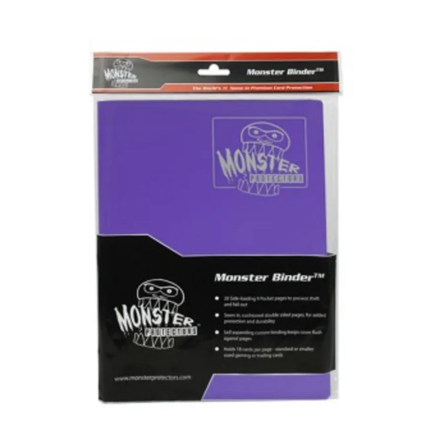 

Monster Binder — 9 карманных страниц, матовый фиолетовый, Monster Binder & Accessories