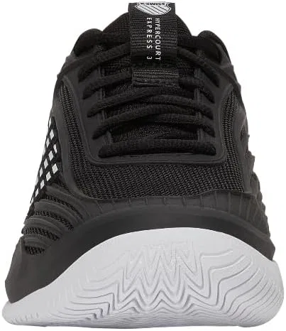 Мужские теннисные кроссовки K-Swiss Hypercourt Express 3, Black White — фото 3