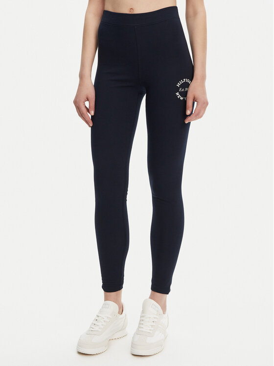 

Облегающие леггинсы UW0UW05893 Tommy Hilfiger, синий
