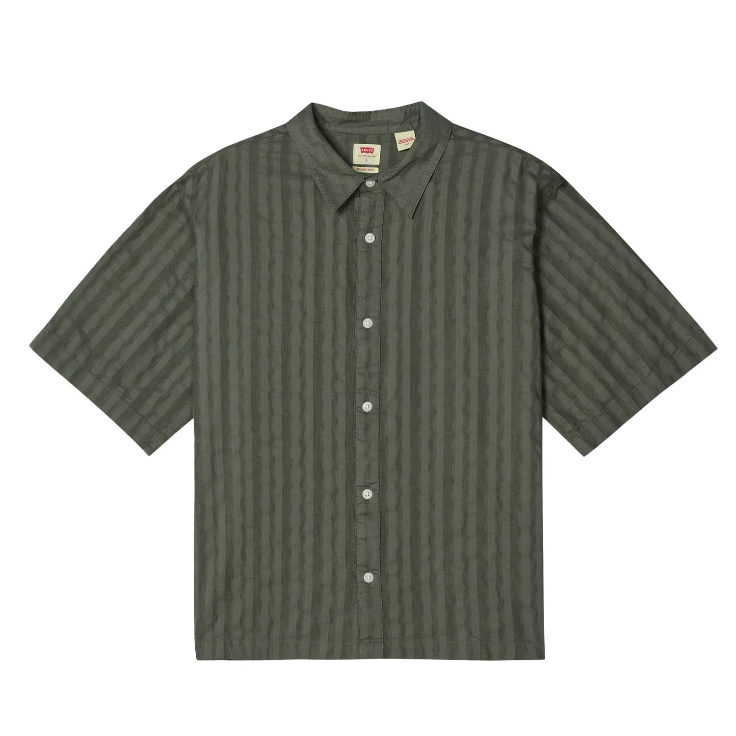 Рубашка мужская Green Pointed Collar Moderate Levis