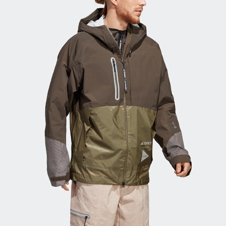 TERREX X And Wander Outdoor Jacket Men Dark Oliver Adidas, цвет Dark Oliver — фото 4