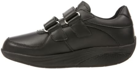 Кроссовки MBT Men's and Women's Karibu 17 Work Shoe with Rocker Bottom Slip Resistant Sole Velcro Straps, черный — фото 3