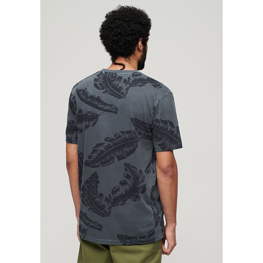 Футболка с коротким рукавом Superdry Vintage Overdye Printed, синий — фото 2