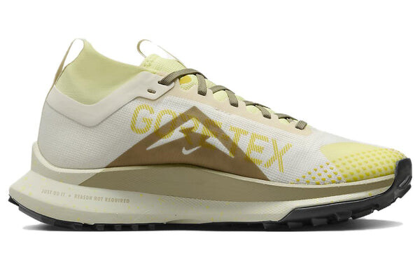 Кроссовки (WMNS) Nike Pegasus Trail 4 GORE-TEX Waterproof Trail Running Shoes 'Pale Ivory Neutral Olive', цвет pale ivory/luminous green/high voltage/neutral olive — фото 2