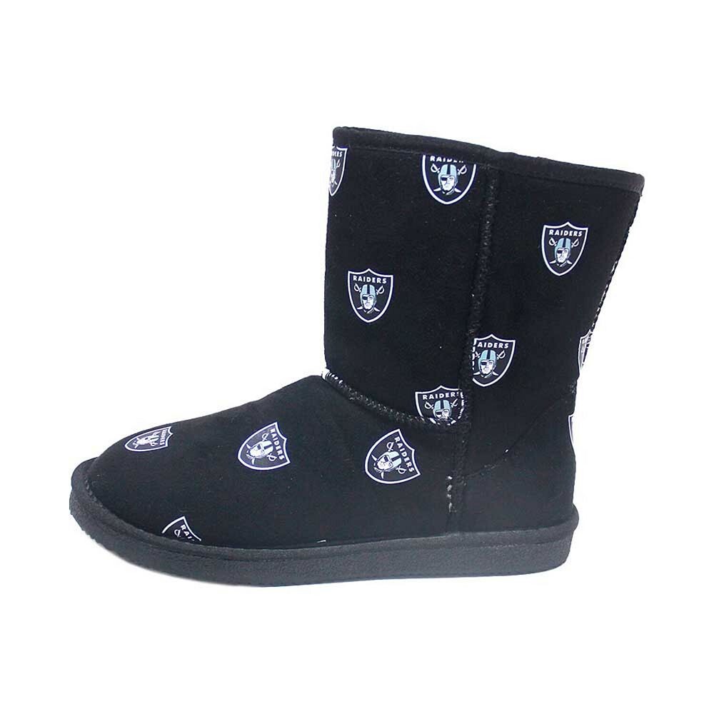 Женские черные ботинки с логотипом Cuce Las Vegas Raiders, цвет Lvr Black — фото 3