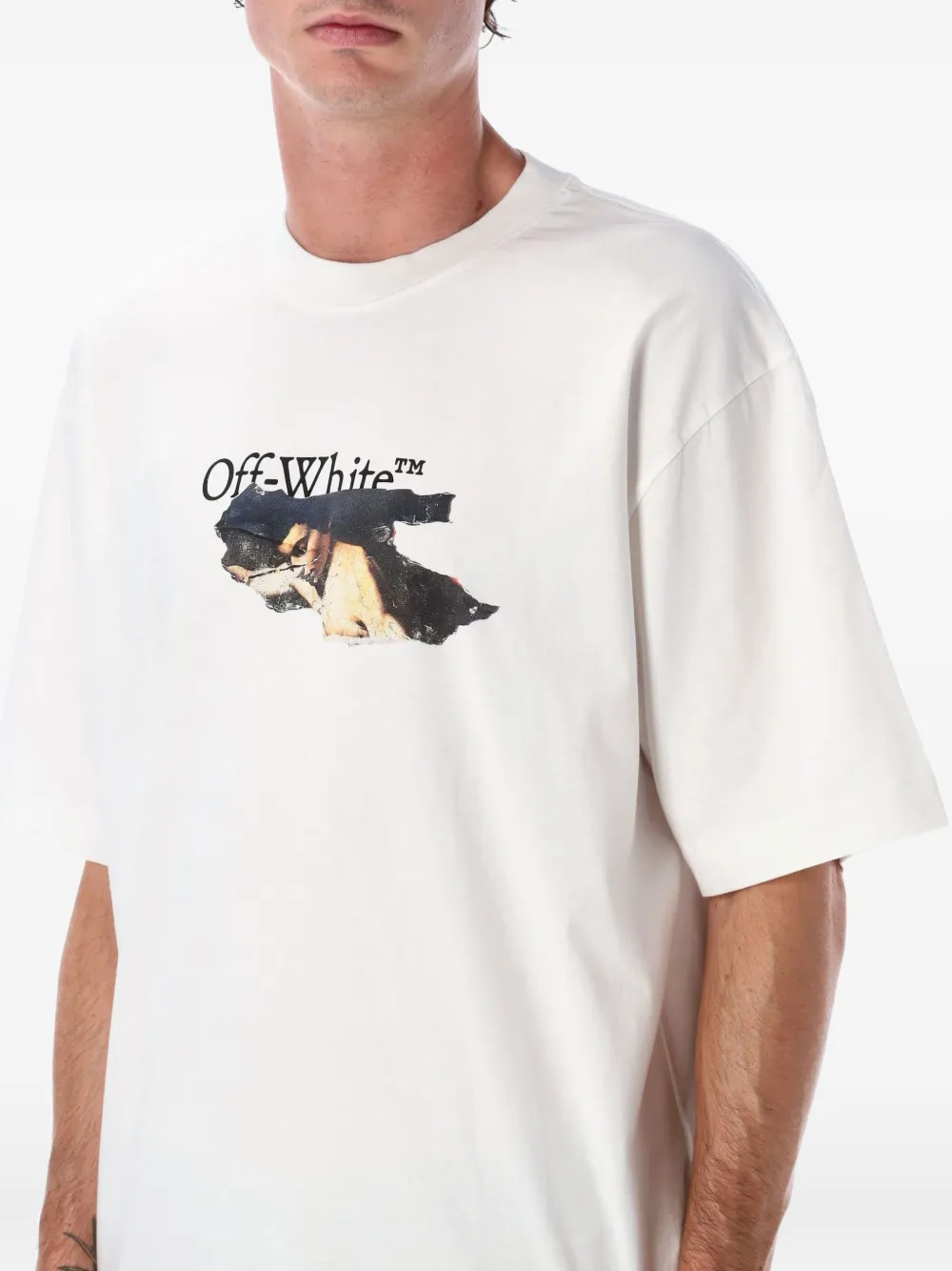 Футболка для скейтбординга с принтом "стрелы" Off-White, белый — фото 3