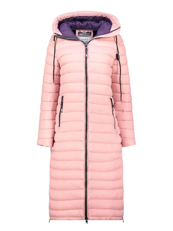 

ANAPURNA Стеганое пальто «Азулана» розового цвета