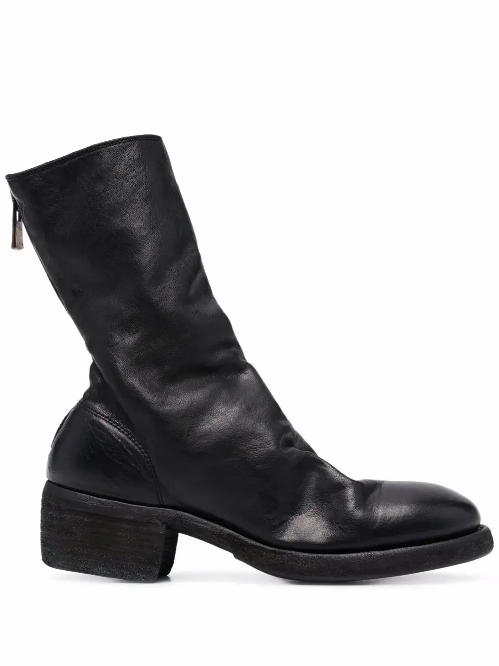 Ботинки 788z на молнии Guidi, черный