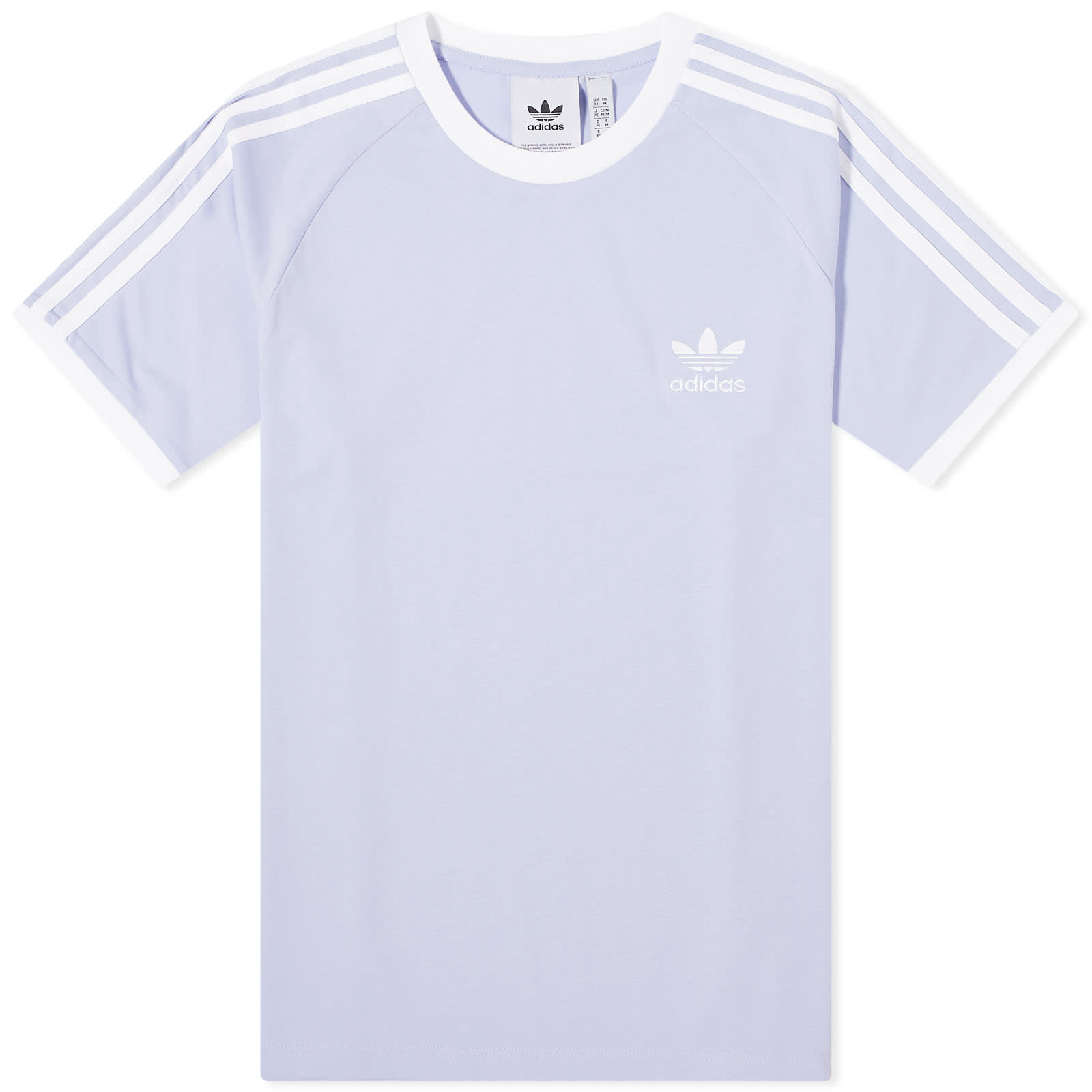 

Футболка Adidas 3 Stripes T-Shirt, цвет Violet Tone