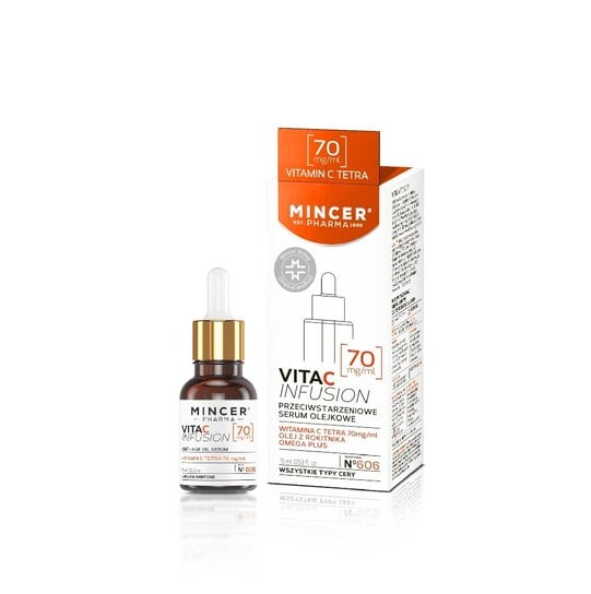 

Антивозрастная масляная сыворотка № 606, 15 мл Mincer Pharma, Vita C Infusion