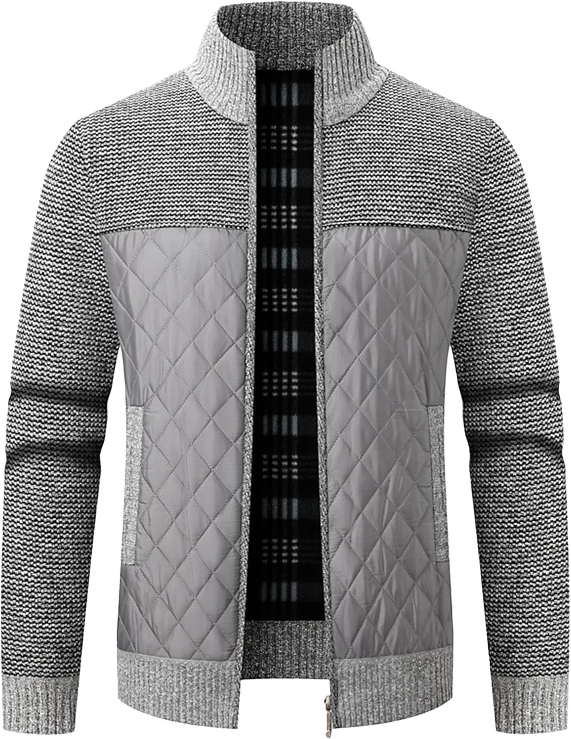 

Мужской кардиган с молнией и цветными блоками Maiyifu-GJ