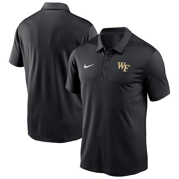 

Мужская черная футболка-поло Wake Forest Demon Deacons Victory Solid Performance Nike