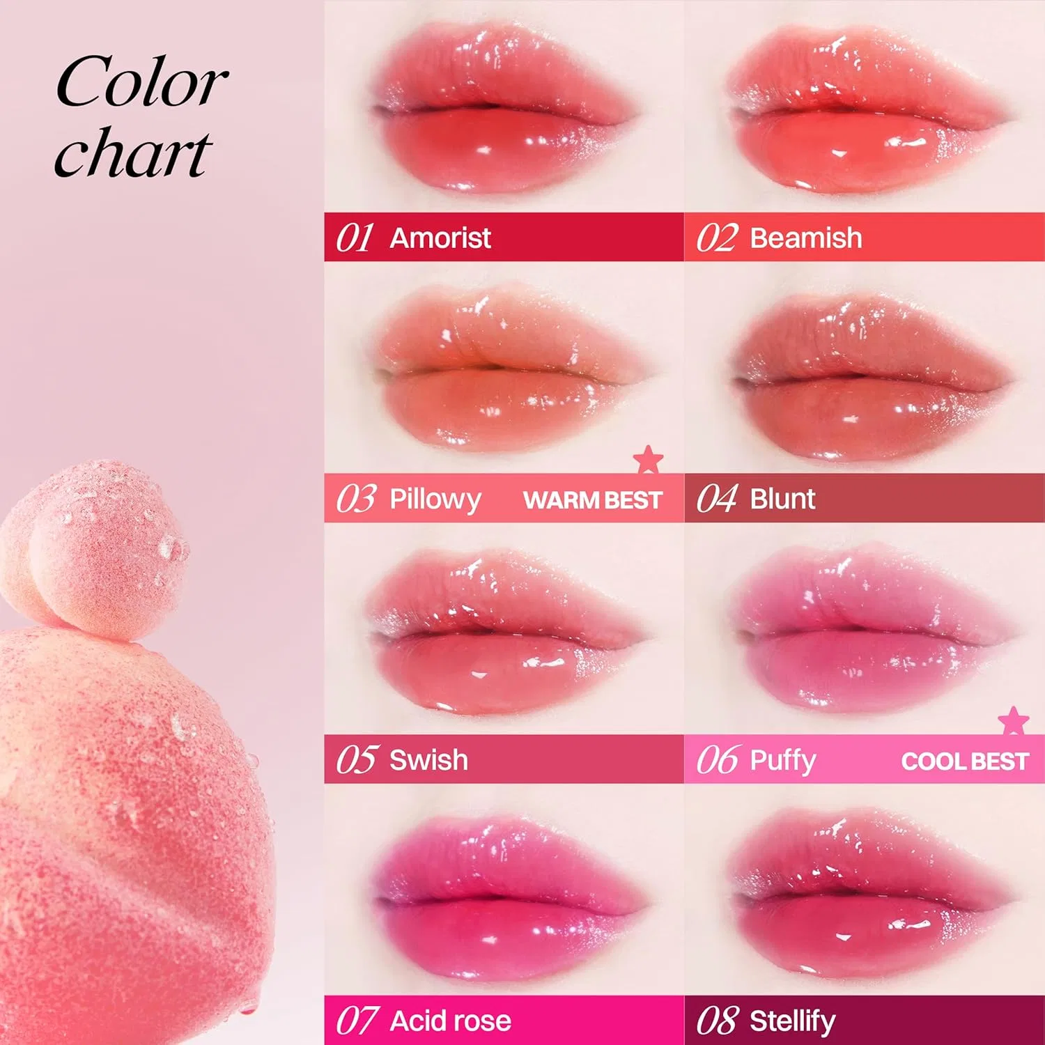 Блеск для губ Holika Holika Heart Crush Bear Glaze Tint 02, глянцевый — фото 4