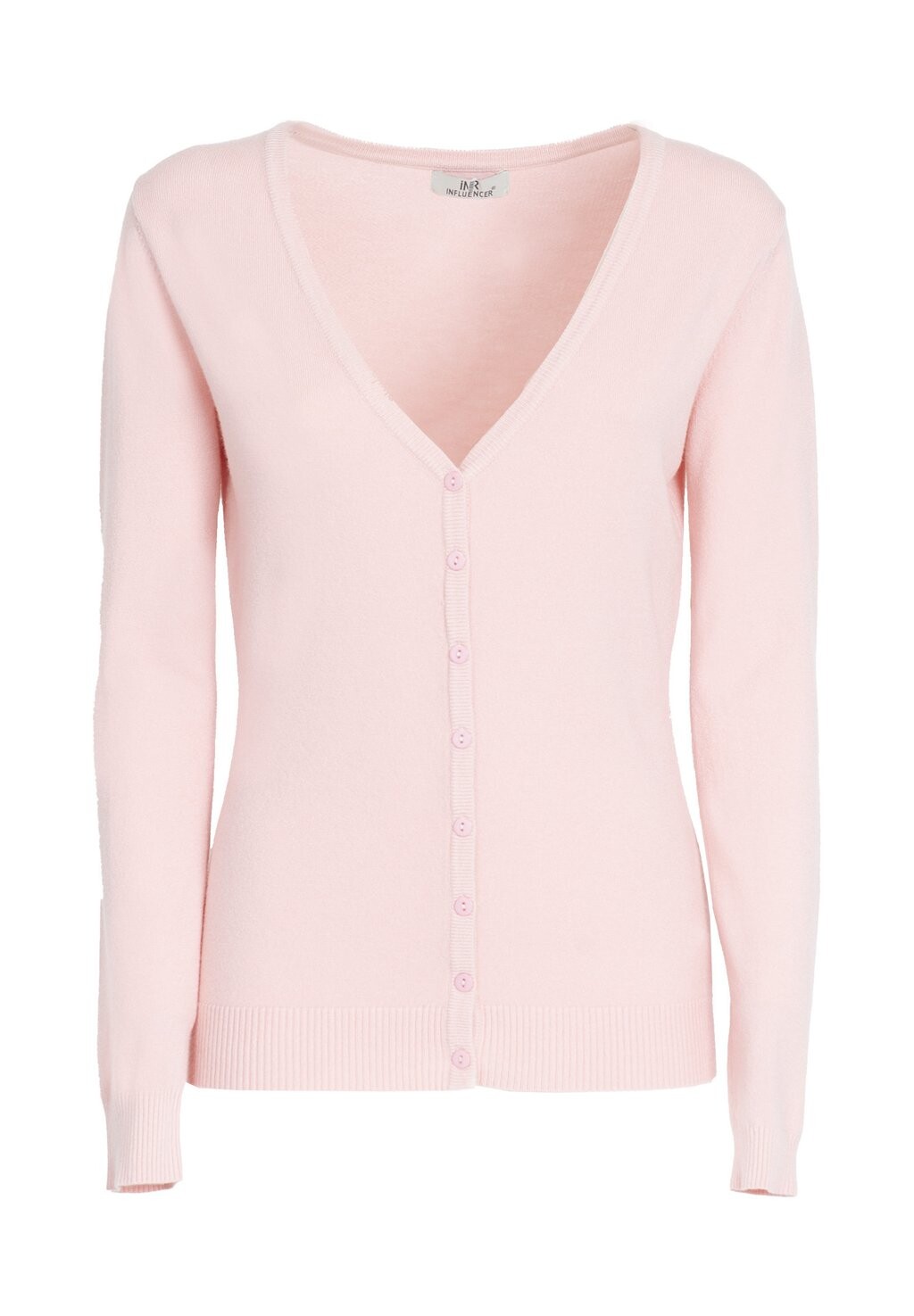 

Кардиган V-NECK BASIC INFLUENCER, светло-розовый