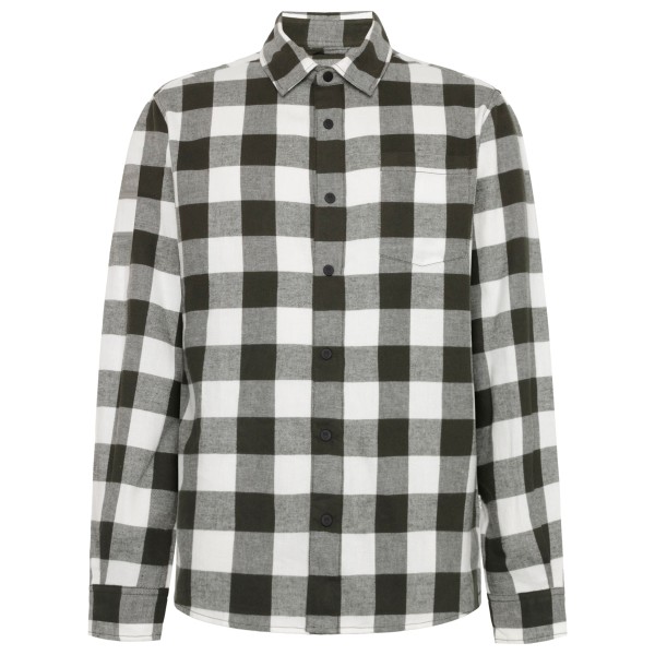 

Рубашка прямого кроя из клетчатой фланели Knowledgecotton Apparel, зеленый