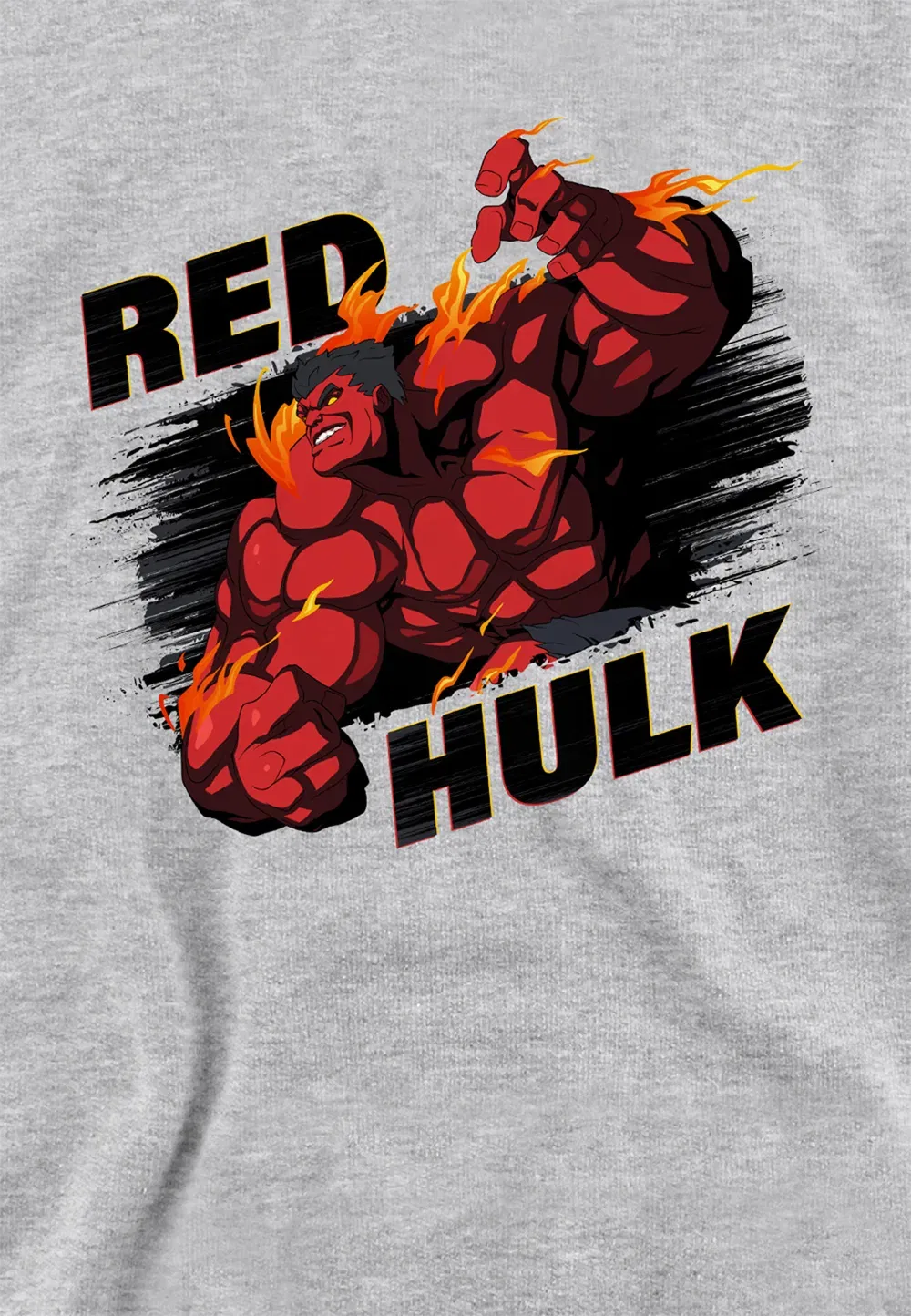 Детский худи Marvel Hulk Athletic Heather, серый — фото 2