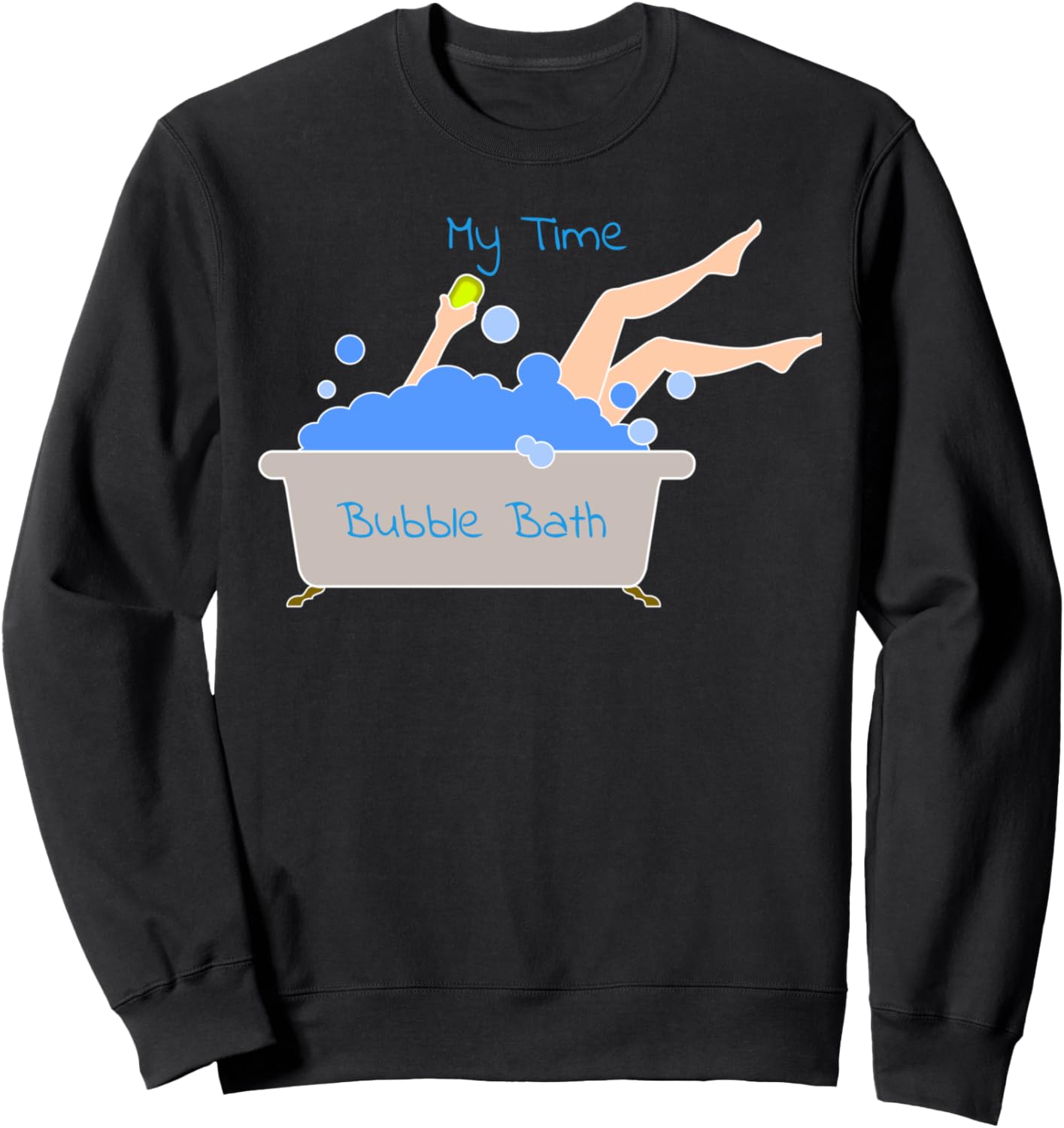 

Толстовка My Time Bubble Bath, черный