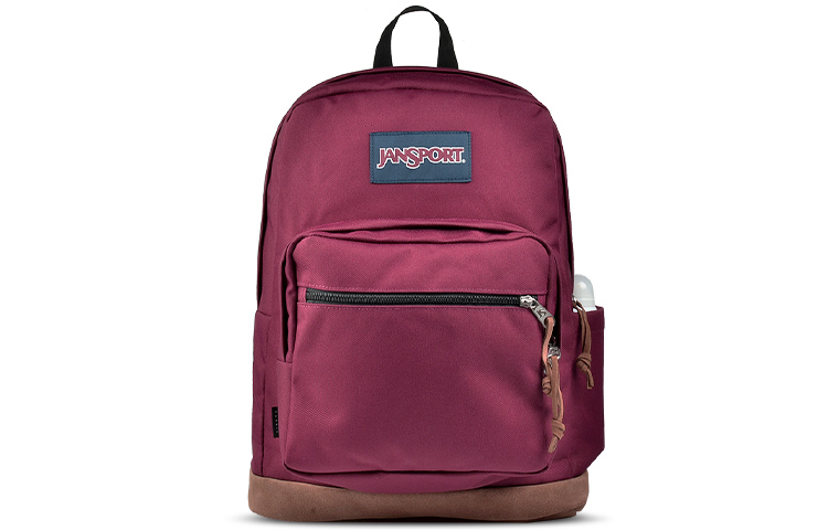 

JanSport Рюкзак для ноутбука из полиэстера, средний, унисекс, темно-бордовый