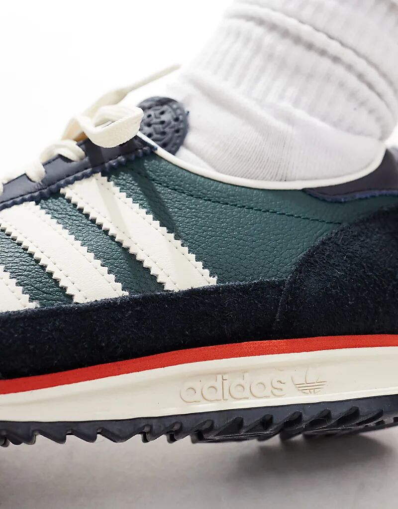 Кроссовки SL 72 OG темно-синего и белого цветов adidas Originals — фото 4
