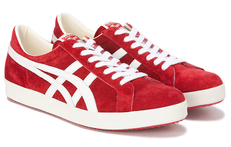 Fabre Скейтбординг Кроссовки Унисекс Низкие Красные Белые Onitsuka Tiger — фото 3