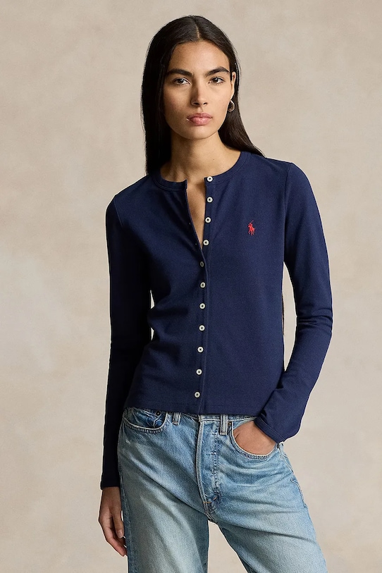 

Лонгслив Polo Ralph Lauren, темно-синий