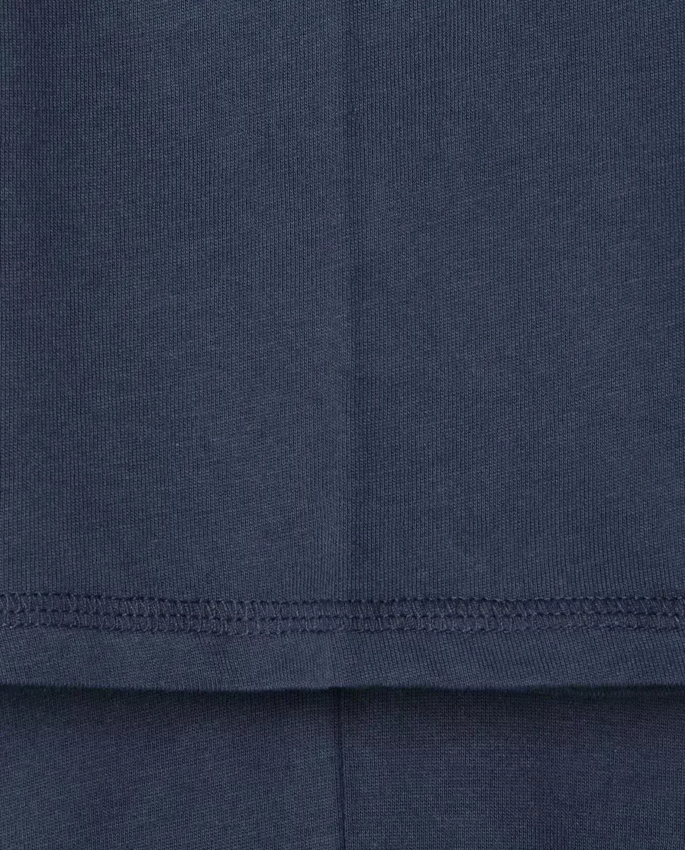Детская футболка Carter Pepe Jeans, темно-синий — фото 4