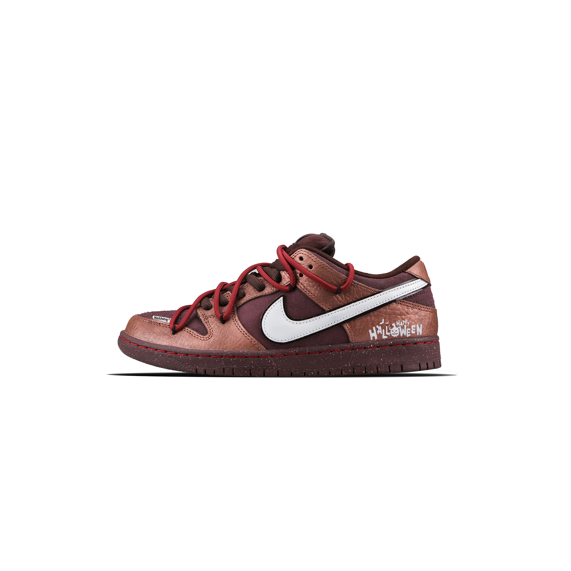 

Кроссовки Nike SB Skateboarding Shoes Men Low-top Red/brown/white, белый