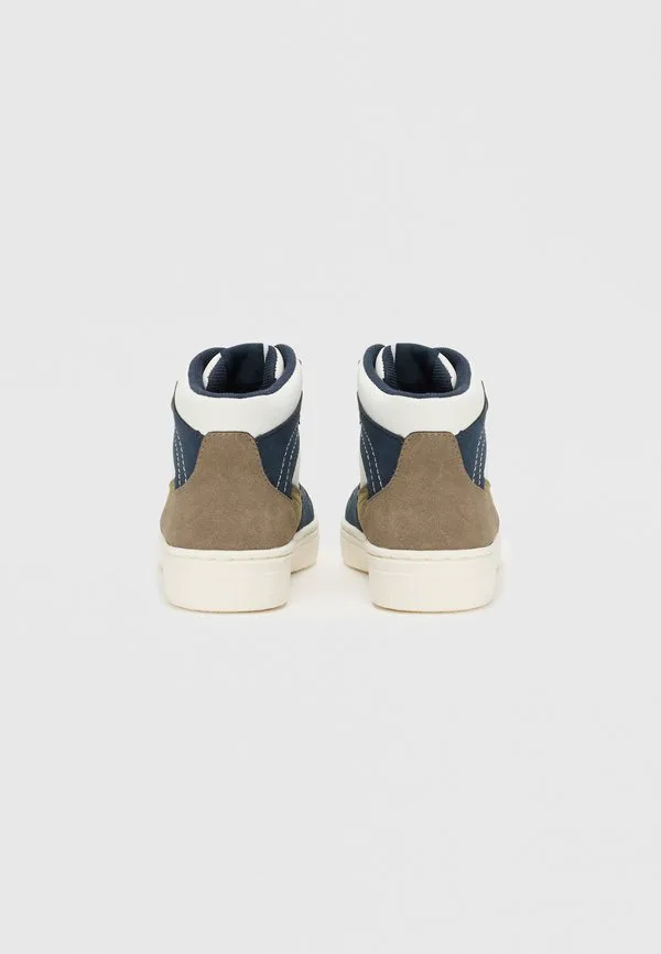 Высокие кроссовки Friboo, White/Blue/Khaki — фото 3