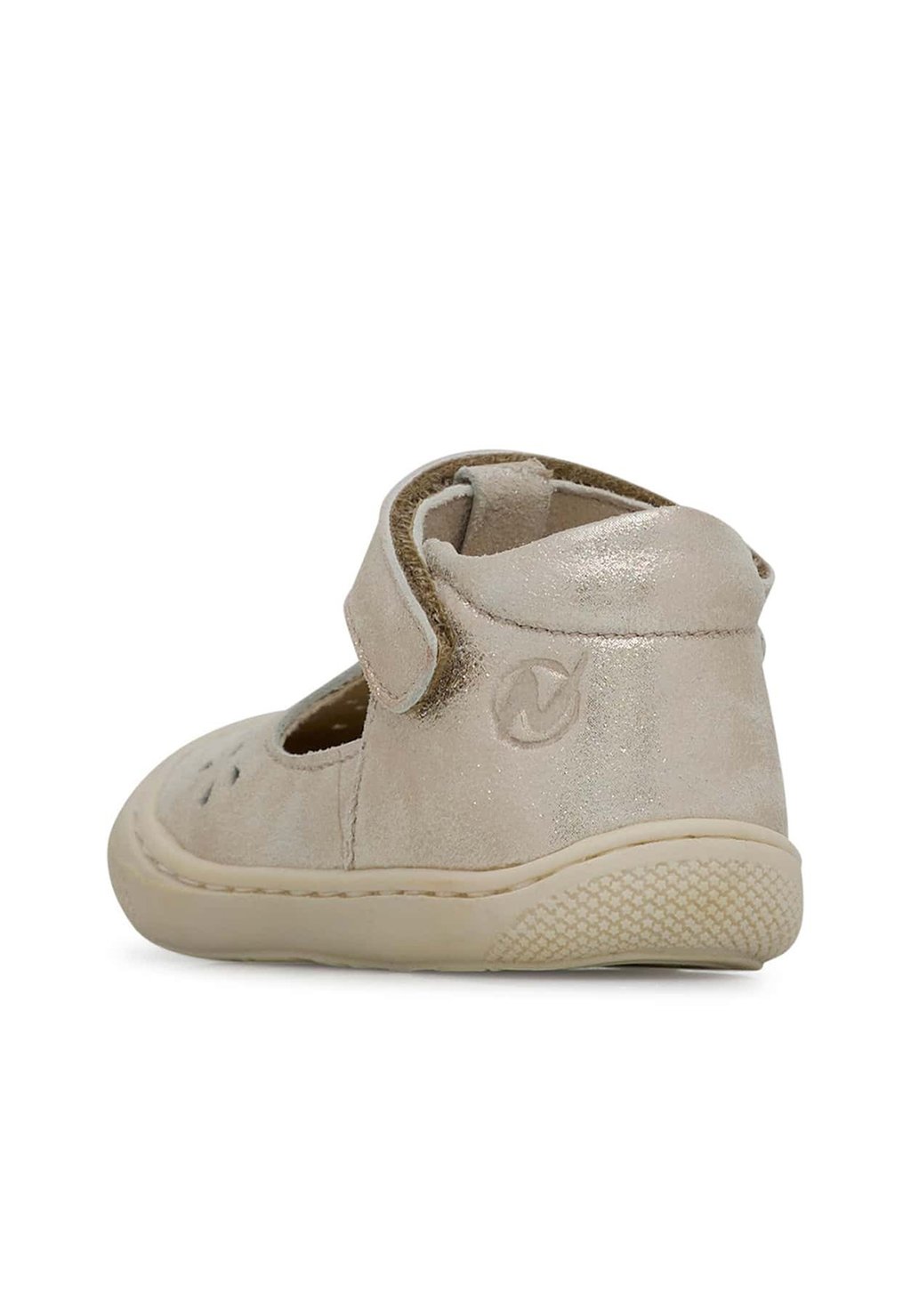 Балетки с ремешком на щиколотке INDIS - Baby shoes Naturino, золотой — фото 4