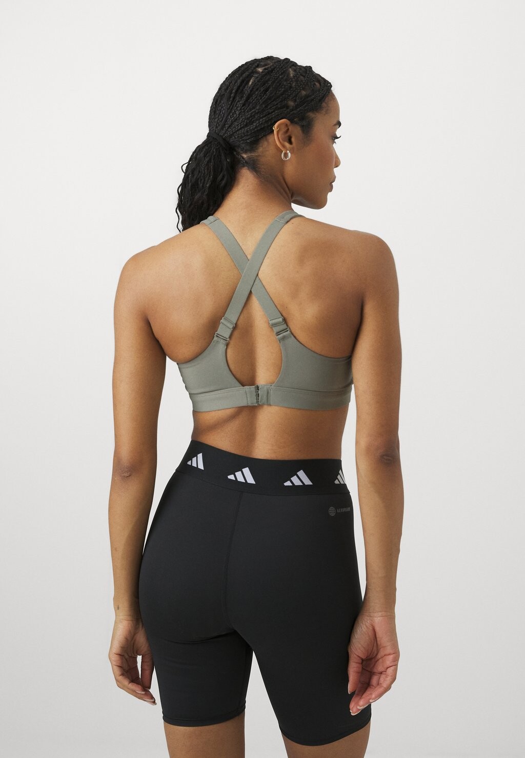 

Спортивный бюстгальтер с сильной поддержкой HIGH SUPPORT BRA adidas, серый