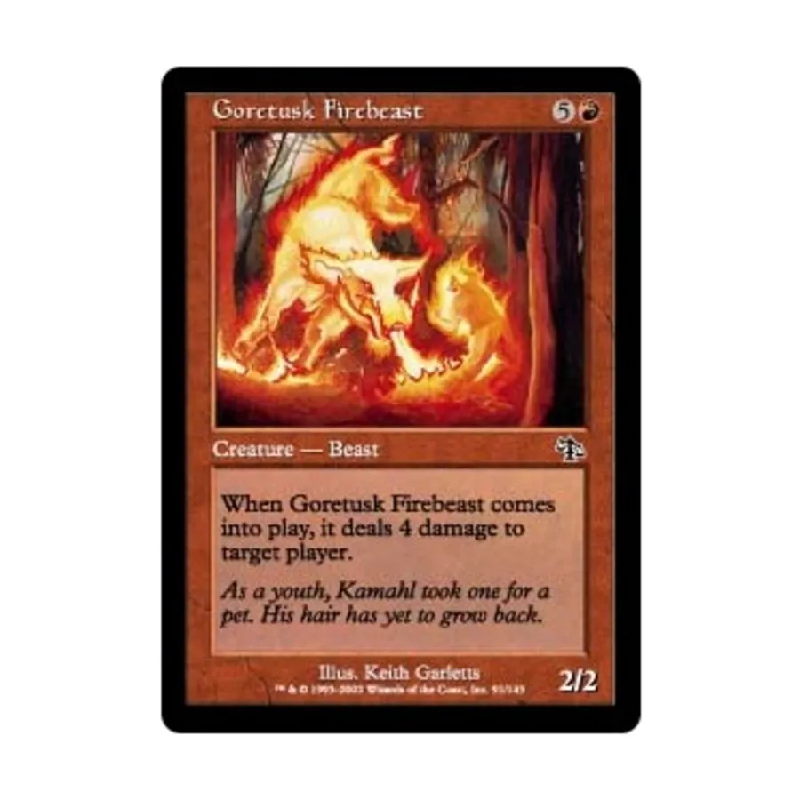 

CCG Кровавый огненный зверь (клавиша C), MTG - Judgment