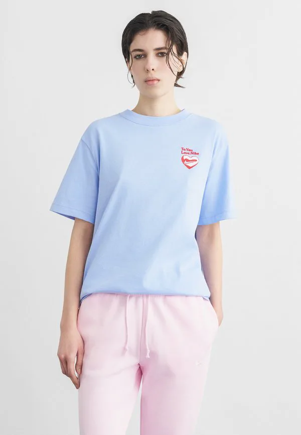 

Футболка свободного кроя с принтом Nike Sportswear, Light Blue, Синий, Футболка свободного кроя с принтом Nike Sportswear, Light Blue