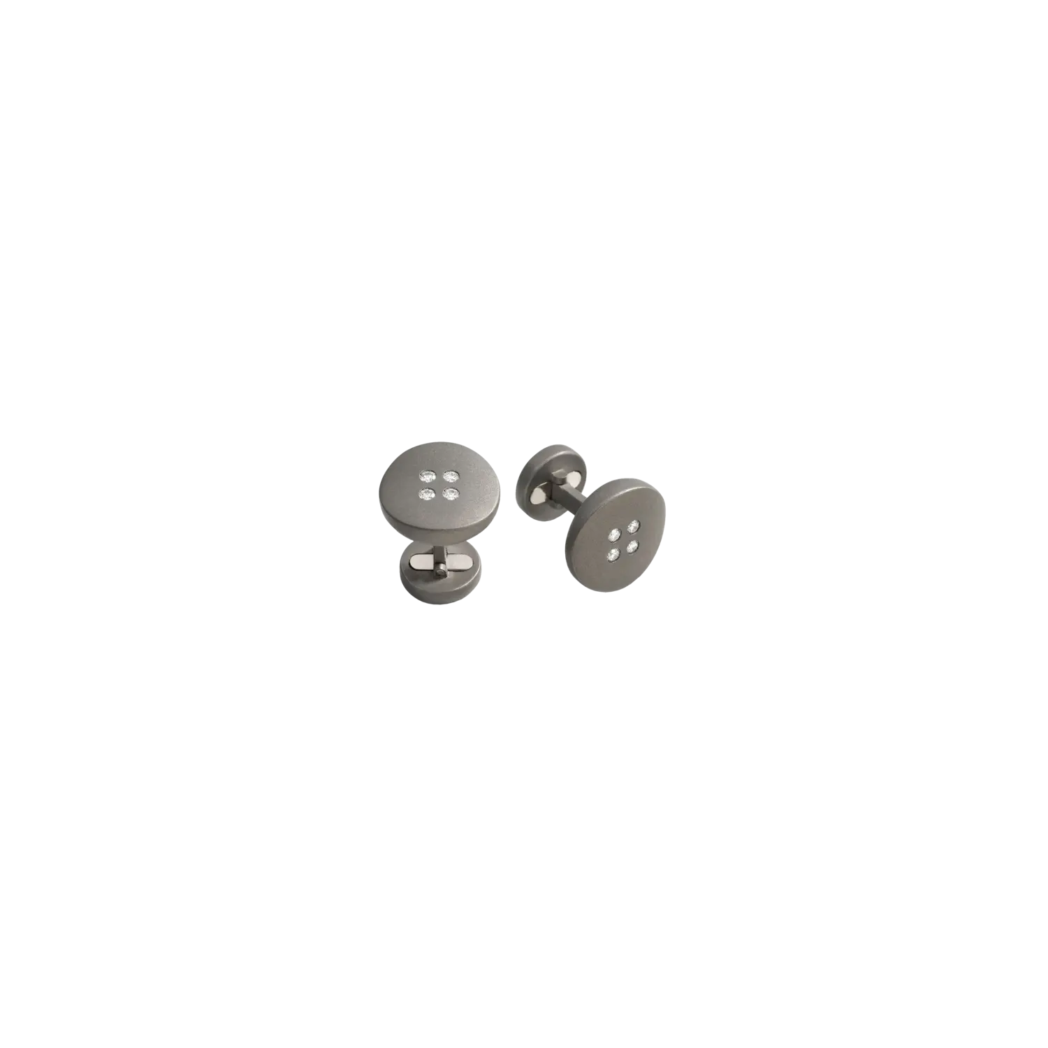 

Запонки Vhernier Atelier из титана и бриллиантов