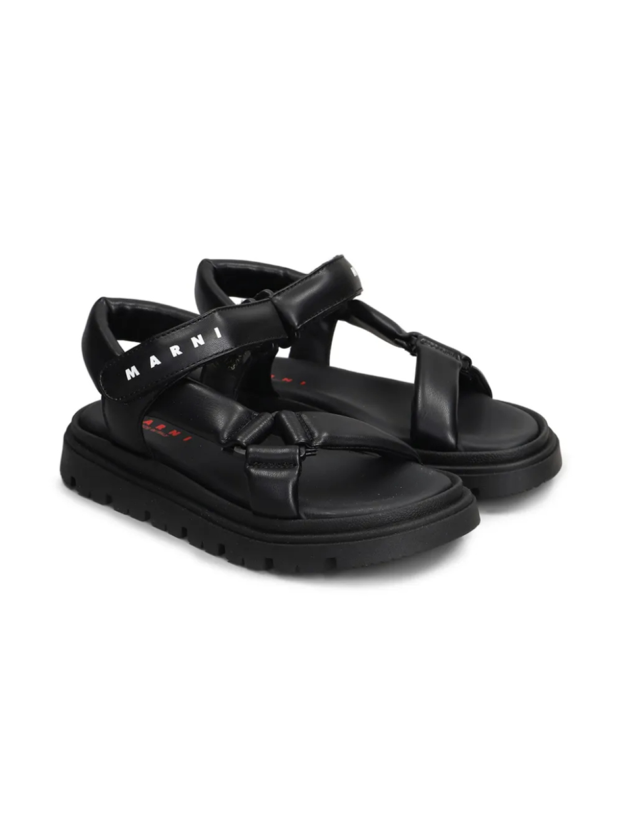 

Кожаные сандалии Marni Kids, черный